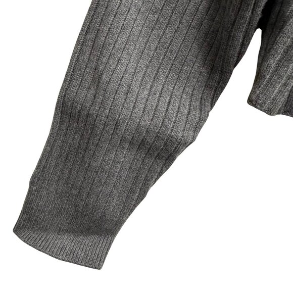 Wild Fable Women's Gray Cropped Zipped Long Sleeve Sweater - Size 1X - NWT - Picture 7 of 9